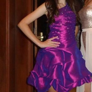 Purple prom dress